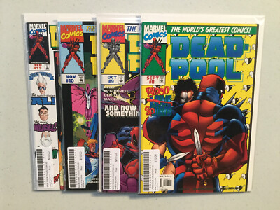 Deadpool 1997 Series #s 8, 9, 10, 13, Marvel Comics HOP