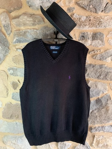 RALPH LAUREN Mens Tank Top Jumper 