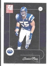 2001 Donruss Elite Football Junior Seau Chargers #75 NRMT