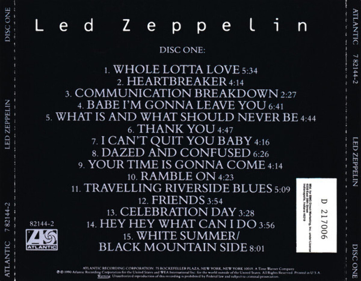 Led Zeppelin - Led Zeppelin (4xCD, Club, RM + Box, Comp, Club) | eBay