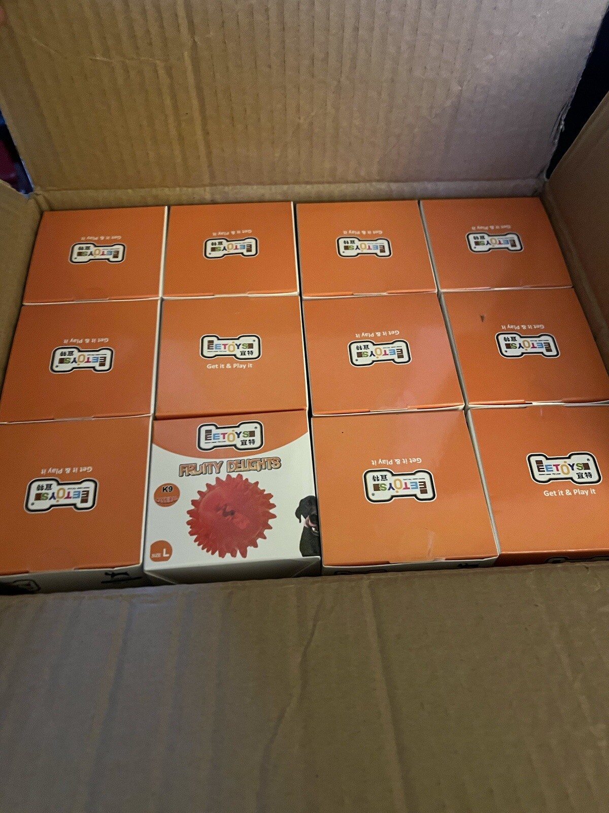 24 Pack Of Large Dog Toy With Dispersing Treats