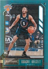 Immanuel Quickley RC 2020-21 Chronicles Basketball Playbook Rookie Card #179 NYK