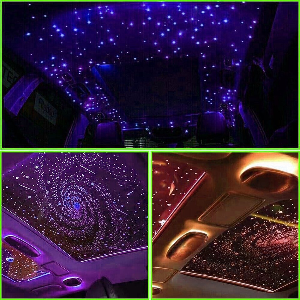 1000pcs Car/Home Headliner Star Light Kit Roof Twinkle Ceiling - Foto 2