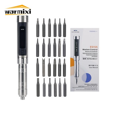 MINIWARE ES15S 20Kgf.cm Motion Control Screwdriver w/ LED Lights and 24 Bits