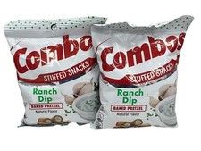 Combos Ranch Dip Pretzel Baked Snacks 6.30 oz (2 Pack)