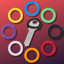 20x Key ID Caps Rubber Identifier Top Cover Keys Topper Ring Mixed Colors Marker