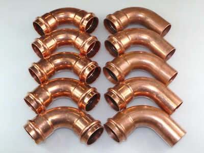 10 x BÄNNINGER PROFIPRESS BOGEN 18 MM x 90 SET PRESSFITTINGS B-PRESS SANPRESS