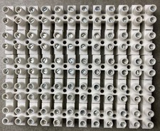BM 9202 6.0mm2 MULTIWAY TERMINAL BLOCK · POLYPROPYLENE · 12 WAYS, 5 Strips LOT