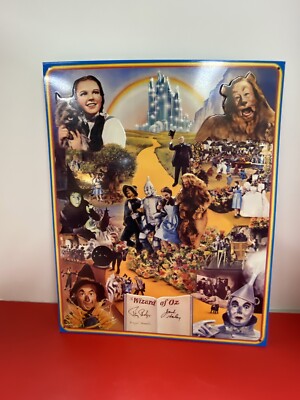 Wizard Of Oz Movie Poster~Metal~Tin~Ray Bolger~Jack Haley~1995~11.5'' X 14.5''