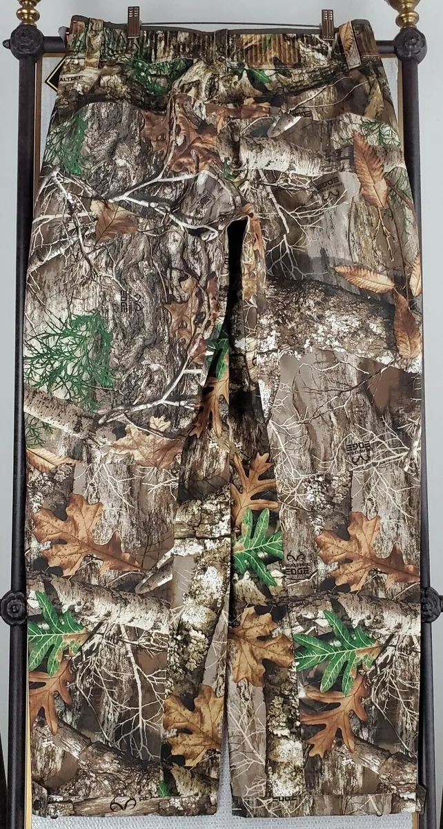 NEW $225 UNDER ARMOUR Size Large Mens Gore-Tex Realtree Edge Camo Hunting  Pants