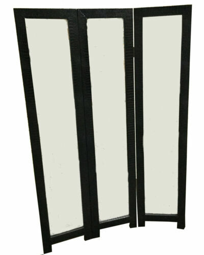 Paravento A 3 Ante In Legno VERDELOOK - Dimensioni 132x6x170 Cm, Divisorio Per Interni Ed Esterni, Grigio, Richiudibile