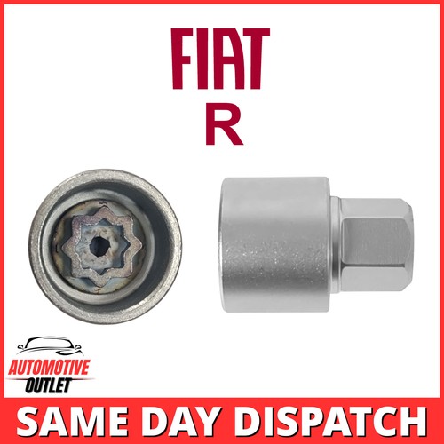 MASTER LOCKING WHEEL SECURITY NUT BOLT REMOVER KEY SOCKET R FOR FIAT