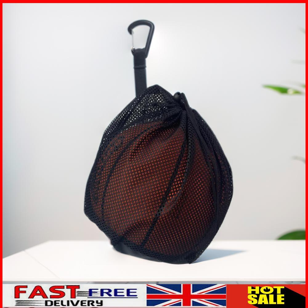 BROTOU Single Ball Bag With Double Hook - Mesh Drawstring Backpack For Soccer, Basketball, Football, Volleyball - View #8