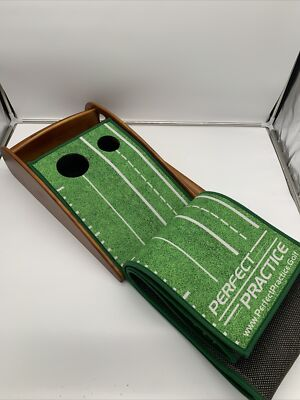 #ad #ad Perfect Practice Golf Putting Green Mat 9’ Read $52.49