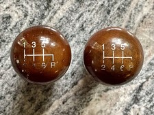 Nardi 6-speed Teardrop Wood Knob Mazda Miata Mx-5 2000 2001 Se - Rare Oop 1 Of 2