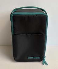Case Logic CD Case Zip Up Vintage 15 CDs Black  Teal