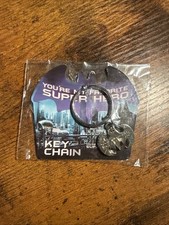DC Comics Batman Batman Logo Metal Keychain You  re My Favorite Super Hero