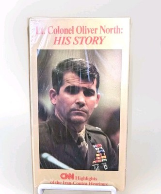 NEW Sealed VHS  Lt. Conel Oliver North HIS STORY cnn Of The Iran Contra Hearing