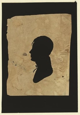 Silhouette of Unidentified Man,Charles Willson Peale,Portrait,1761-1827,7
