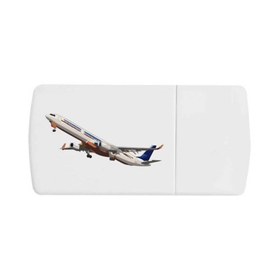 Pillendose ''Flugzeug abheben'' mit Tablettensplitter (PI00029507)