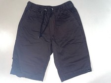 New Quiksilver Boys Youth Walk Shorts Boardshort 12/26 VTG Stanmore Elastic Gray