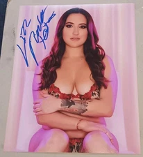 LIZZ TAYLER PORN ADULT FILM STAR SIGNED AUTOGRAPHED 8x10 PHOTO COA