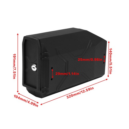 4.2L Left Side Tool Box For BMW R1200GS LC/ADV F800GS F850GS R1250GS ABS Plastic - Picture 2 of 14