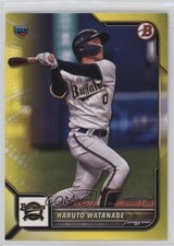 2022 Bowman NPB Nippon Professional Baseball Yellow 56/150 Haruto Watanabe 00cp