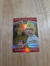 2017 Donruss Optic AARON RODGERS Gridiron Kings Red /99 #35 Green Bay Packers SP