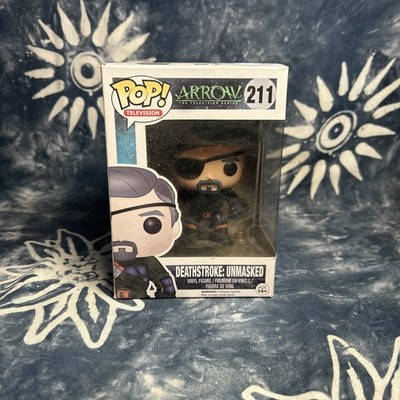 Funko Pop! Television - Arrow, Deathstroke Unmasked #211 sehr guter Zustand Funko Deathstroke
