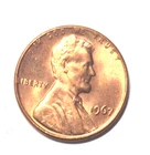 1967 P Lincoln Wheat Cent, Penny  very fine
