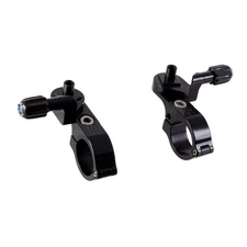 Paul Components Microshift Thumbies Shifter Mounts - 31.8mm Clamp, Black,