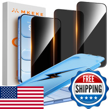 Mkeke For Iphone Air Privacy Screen Protector 3 Pack 9H Tempered Glass 16 Ft