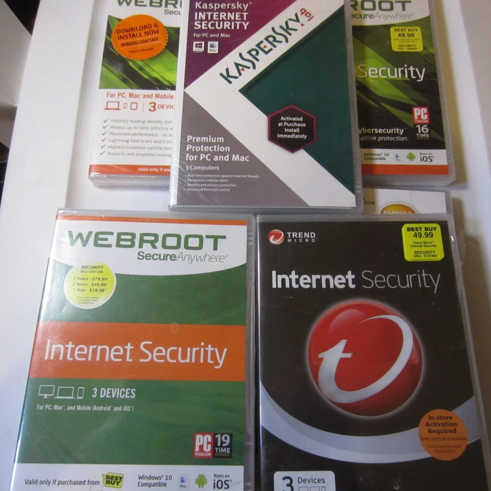Webroot/ Trend / Internet Security lot of 7 Brand New Sealed - Image 3 of 4