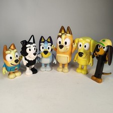 Assorted Bluey TV Show Dog Disney Junior Action Figures Combined Fast Shipping 