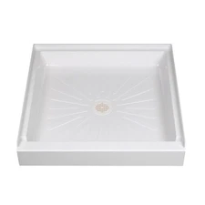 MUSTEE 3232M Mustee 3232M Durabase Center Drain Shower Base 32 inch