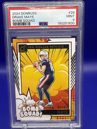 2024 Panini Donruss - Bomb Squad Drake Maye #28 (RC)