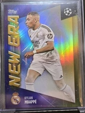 2024-25 Topps UCC NE-19 KYLIAN MBAPPE New Era Gold Foil #'d 41/50 REAL MADRID