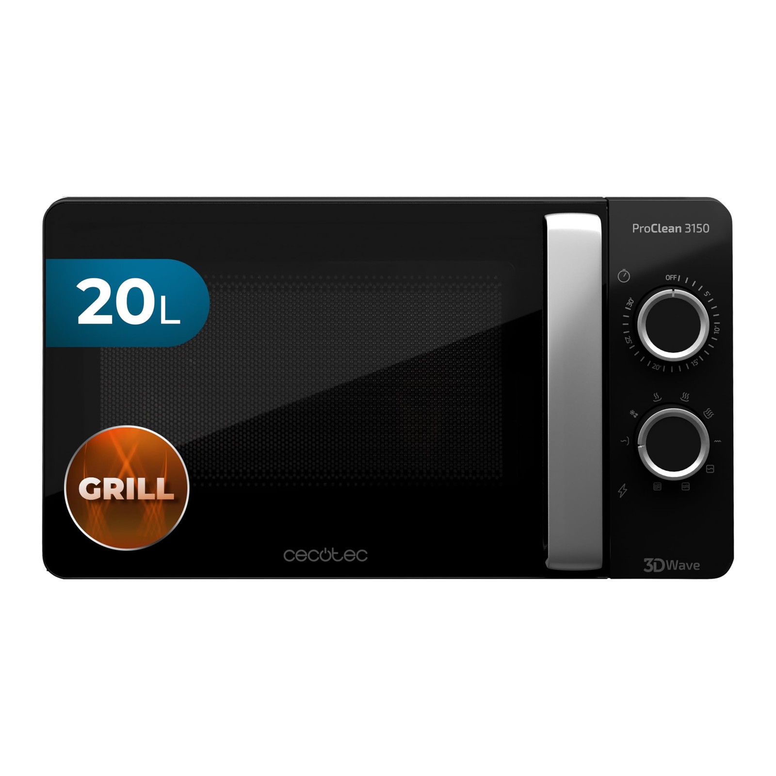 Cecotec Proclean 3150: Il Microonde che si Pulisce da Solo | 20L Grill