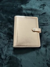 Happy Planner Agenda 52 Rose Gold A5 Binder, 6.19” x 7.75”, 6 Ring w/ ID Pocket