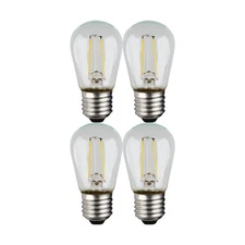 4Pk - Satco S14 2700K LED String Light Replacement Bulb