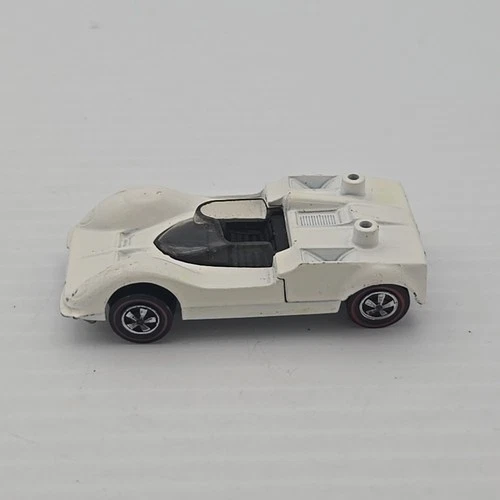 New ListingVintage 1968 Hot Wheels Redlines Scale Model Toy Car Chaparral 2G White U.S.A.