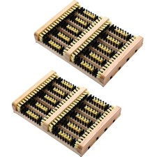 Sliner 2 Pcs Shoe Scraper Brush Outdoor Boot Cleaner All Weather Door
