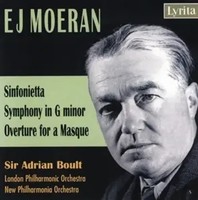 Sinfonetta/Symphony In G Minor | Moeran | Audio-Cd | Cd | 2014 | Lyrita