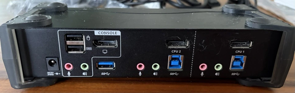 Aten CS1922 KVMP Switch 4K DP/Audio/USB3.0 Surround Sound Audio - Bild 3 von 4