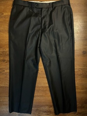 Brooks Brothers Regent 36x26 (up To 29'' With Extra Fabric) Black Wool Dress Pant
