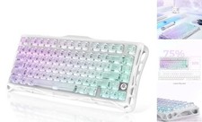Mercury K1 Lite 75 Gaming Keyboard, 2.4GHz/BT/Wired Tri-Mode Crystal Aurora