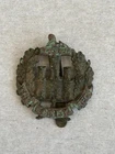 New ListingWW1, Essex Regiment Cap Badge, Battle Field Relic