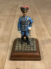 STADDEN? 80mm PAINTED METAL SOLDIER-OFFICER 18TH HUSSARS KONIG ALBERT SAXONY