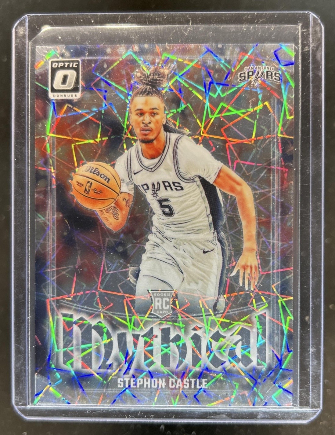 2024-25 Panini Donruss Optic Stephon Castle Mythical RC Rookie #1 Spurs